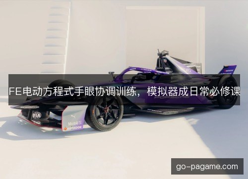 FE电动方程式手眼协调训练，模拟器成日常必修课